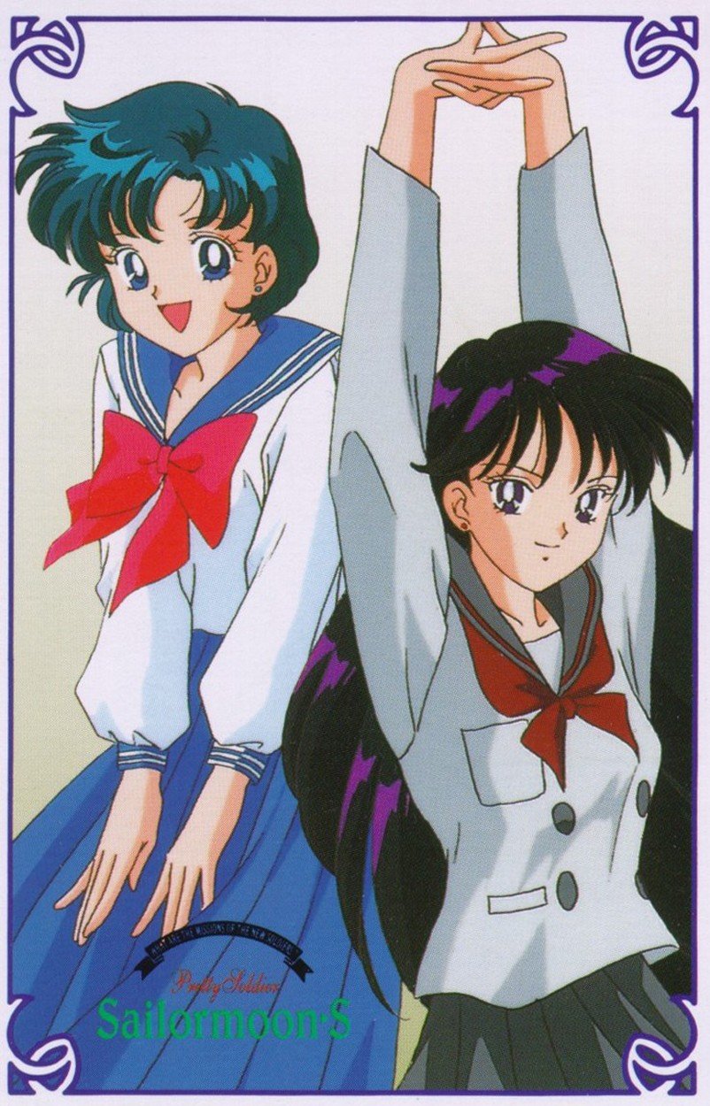 Sailor mercury and sailor mars